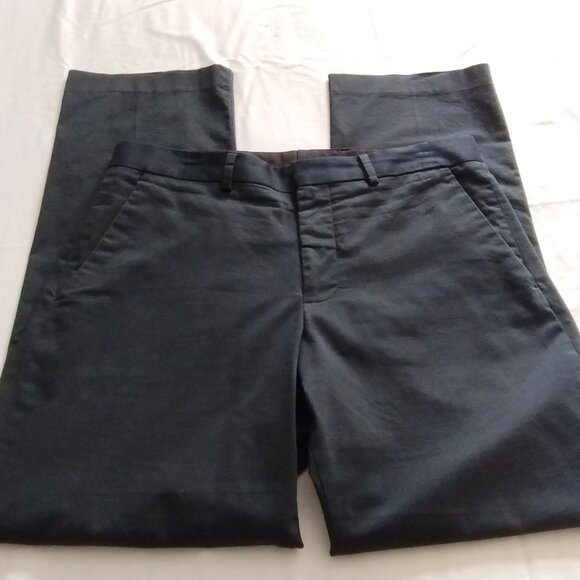 EXPRESS Black "PRODUCER Straight Leg" Casual Dress Pants Sz 31/30 - Picture 2 of 5